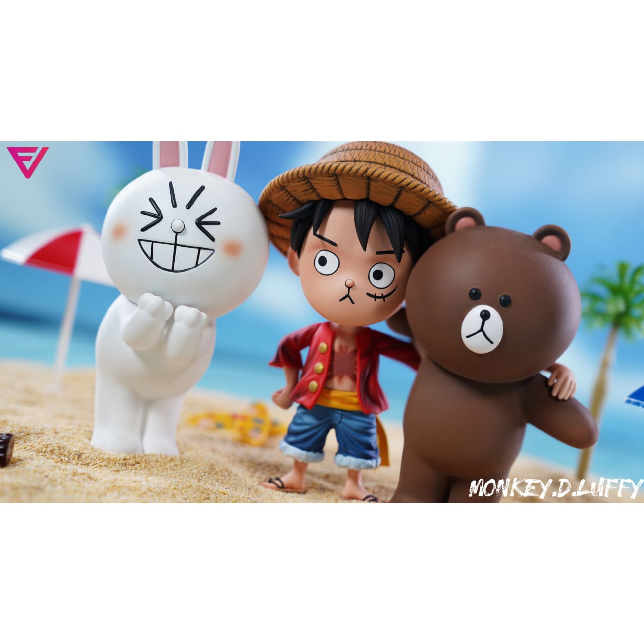 EVE Studio - Q version Luffy & Brown & Cony