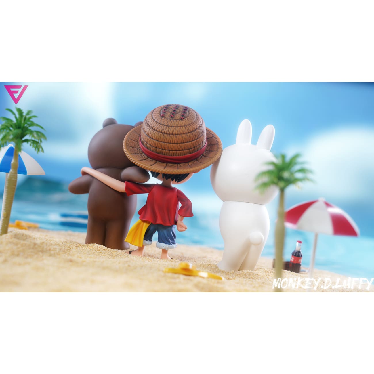 EVE Studio - Q version Luffy & Brown & Cony
