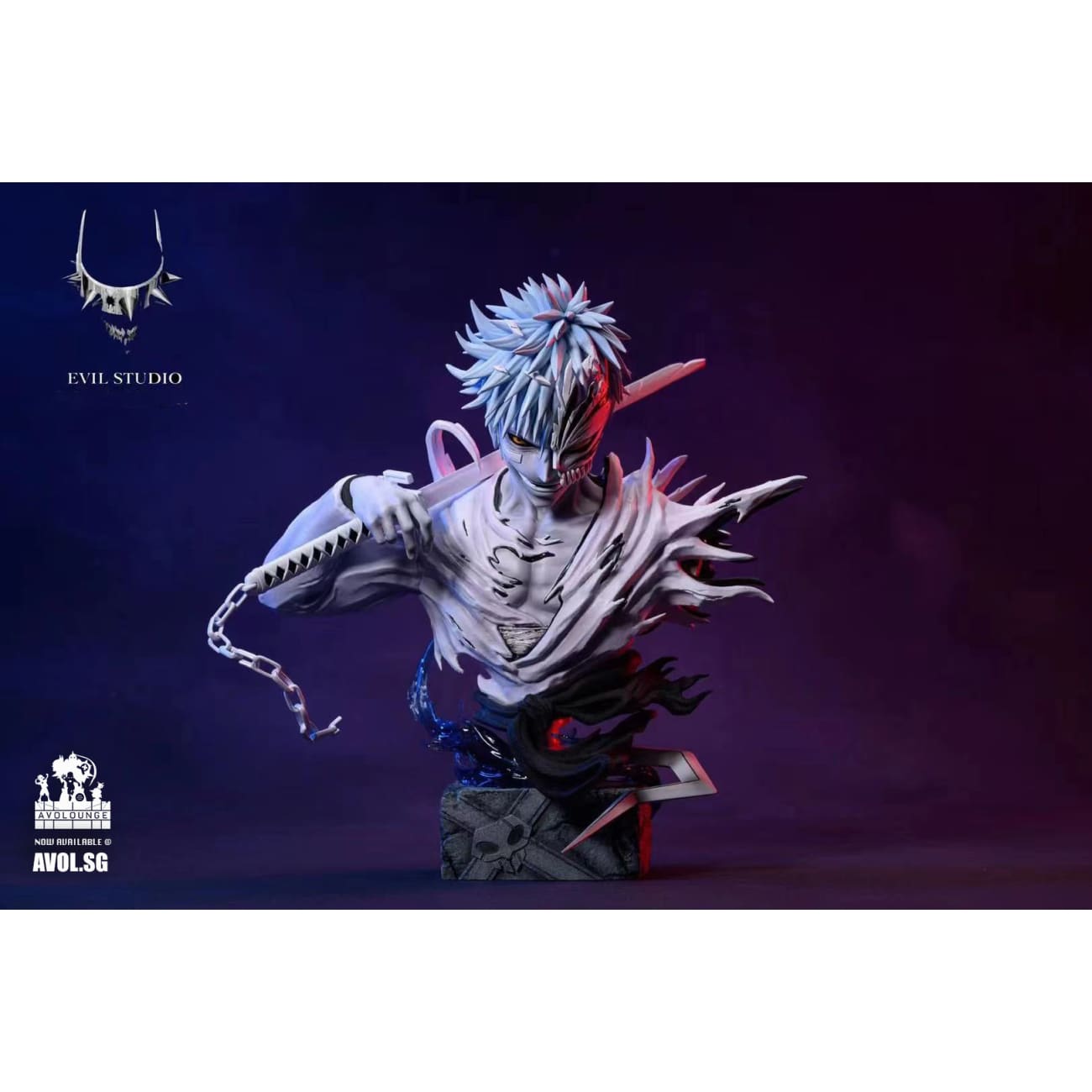 Evil Studio - Ichigo Kurosaki Bust (black/ White version) [6 variants]