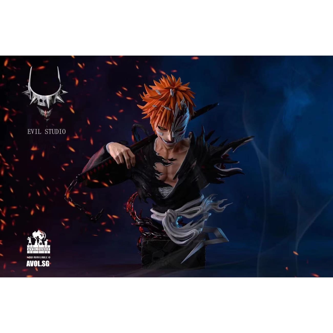 Evil Studio - Ichigo Kurosaki Bust (black/ White version) [6 variants]