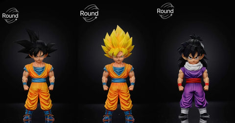 Round Studio - Super Saiyan 1 Son Goku / Son Gohan