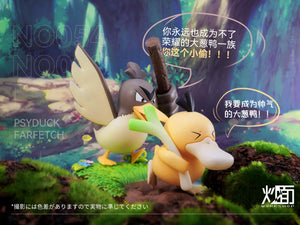 Chao Mian Studio - Farfetch'd Chasing Psyduck