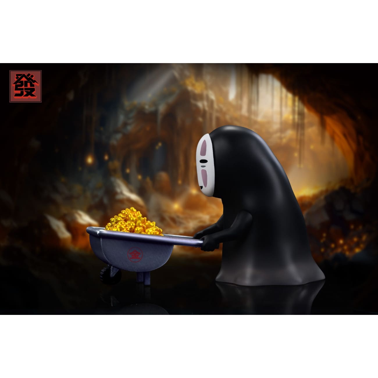 FA Studio - No Face man Carrying Bricks and Gold