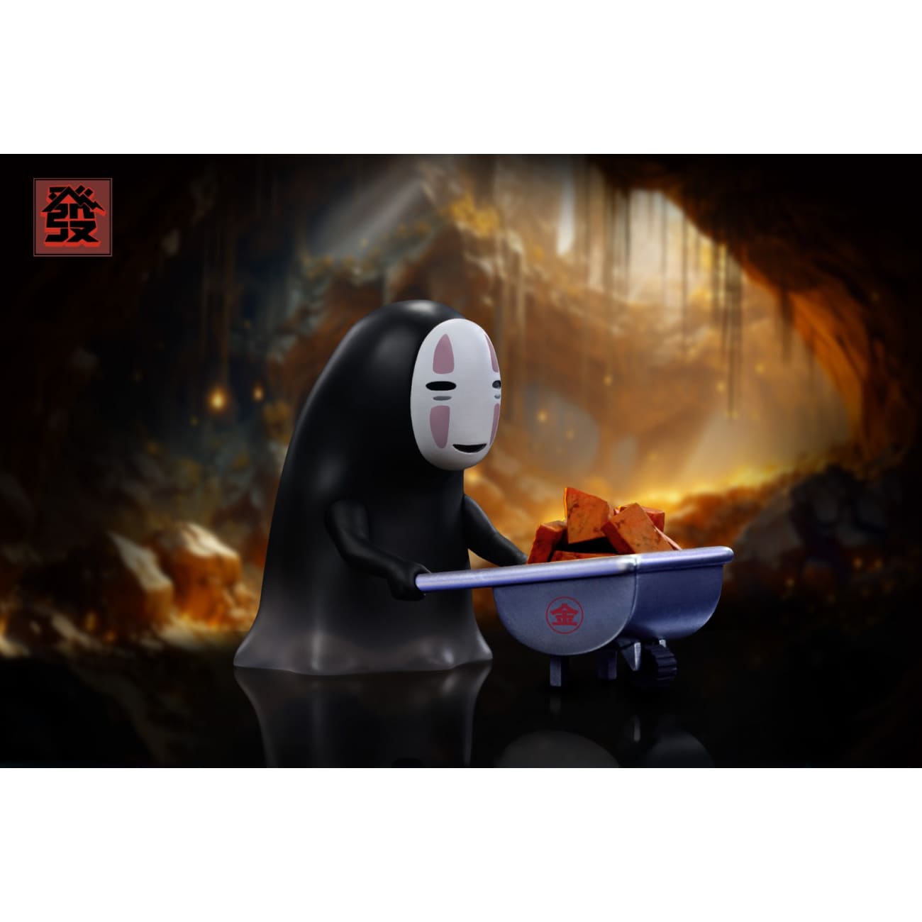 FA Studio - No Face man Carrying Bricks and Gold