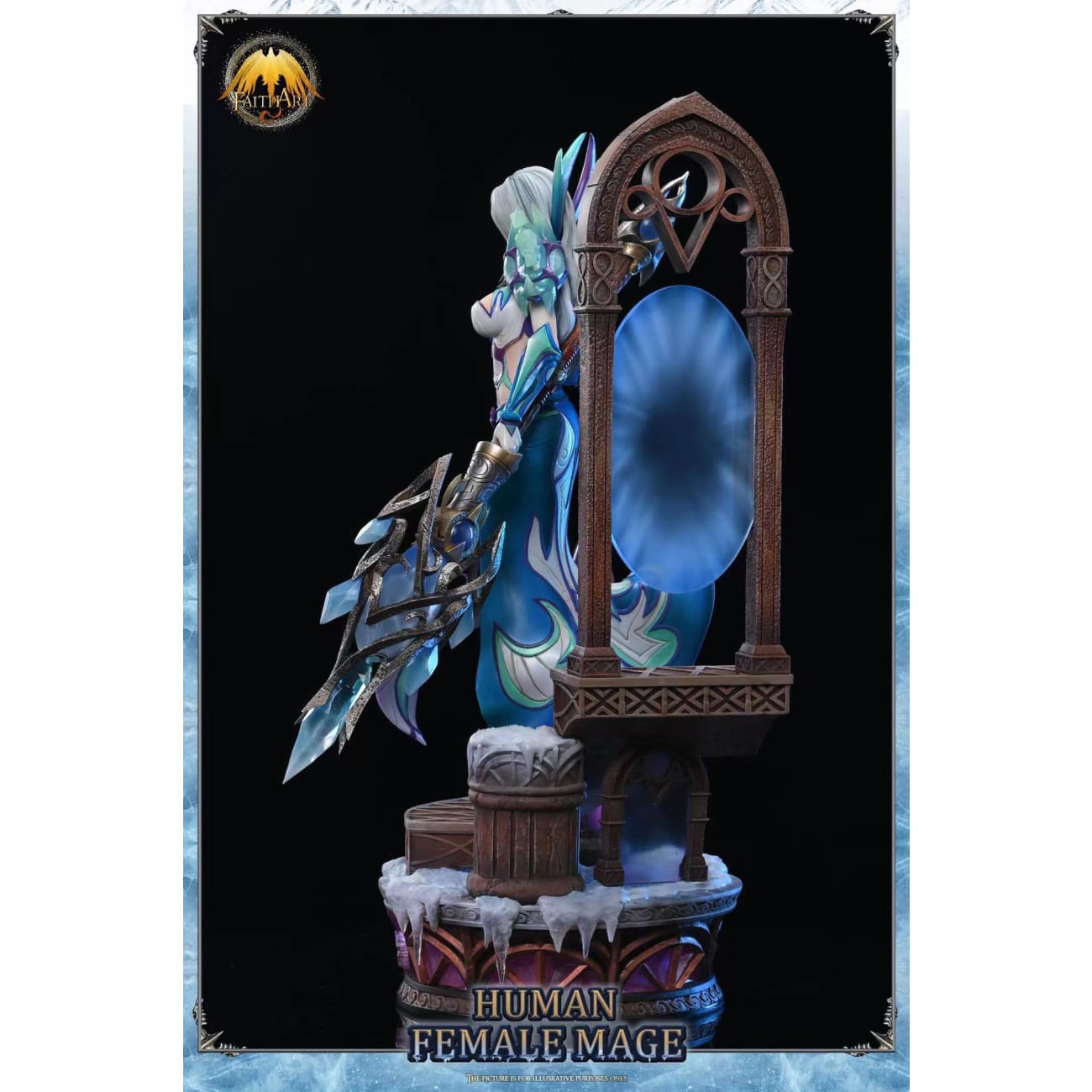 Faith Art - Human Female Mage Frostfire Outfit [1/4 Scale]