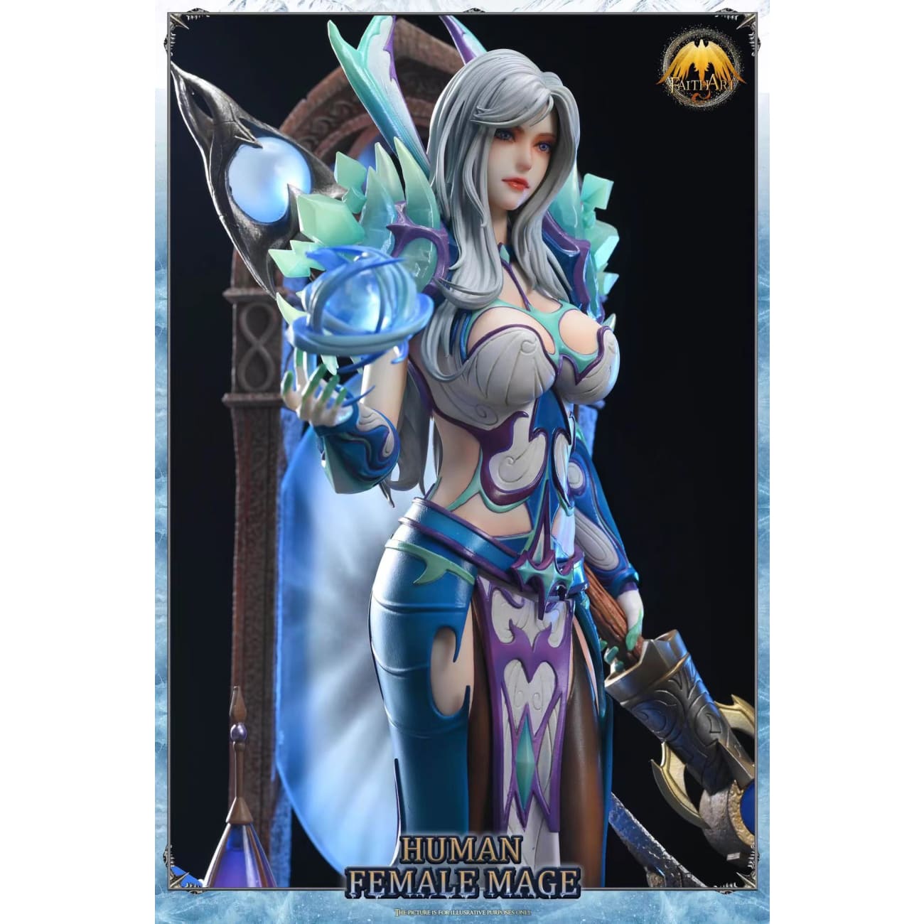 Faith Art - Human Female Mage Frostfire Outfit [1/4 Scale]