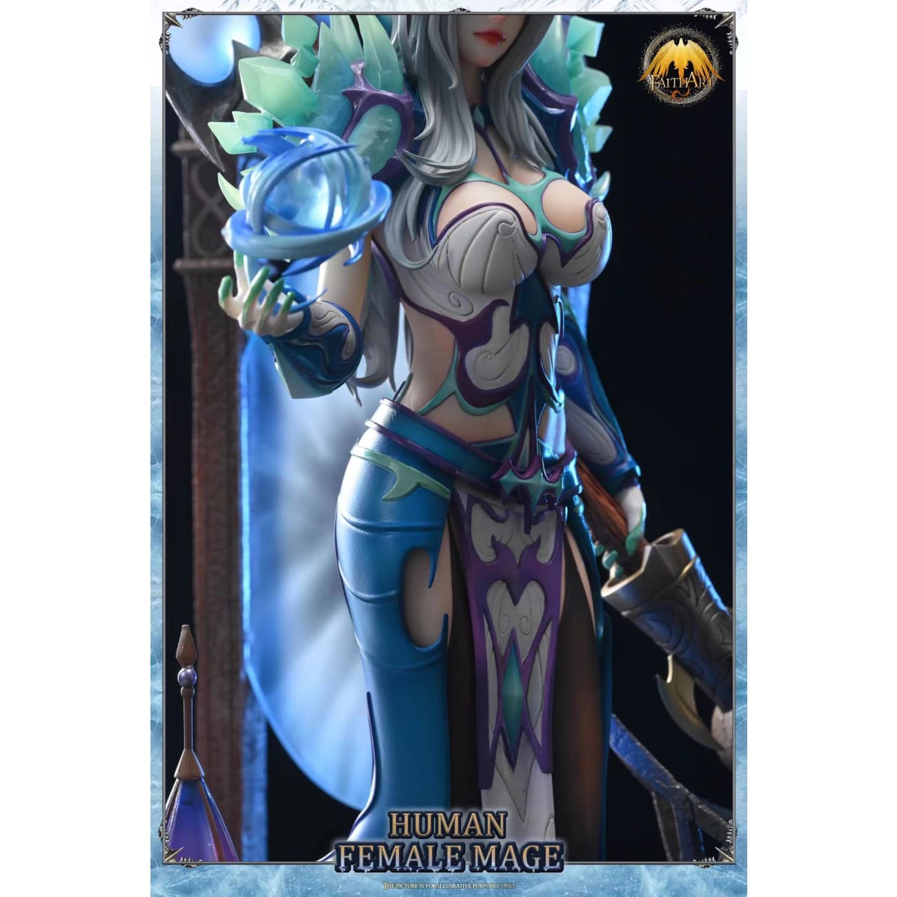 Faith Art - Human Female Mage Frostfire Outfit [1/4 Scale]