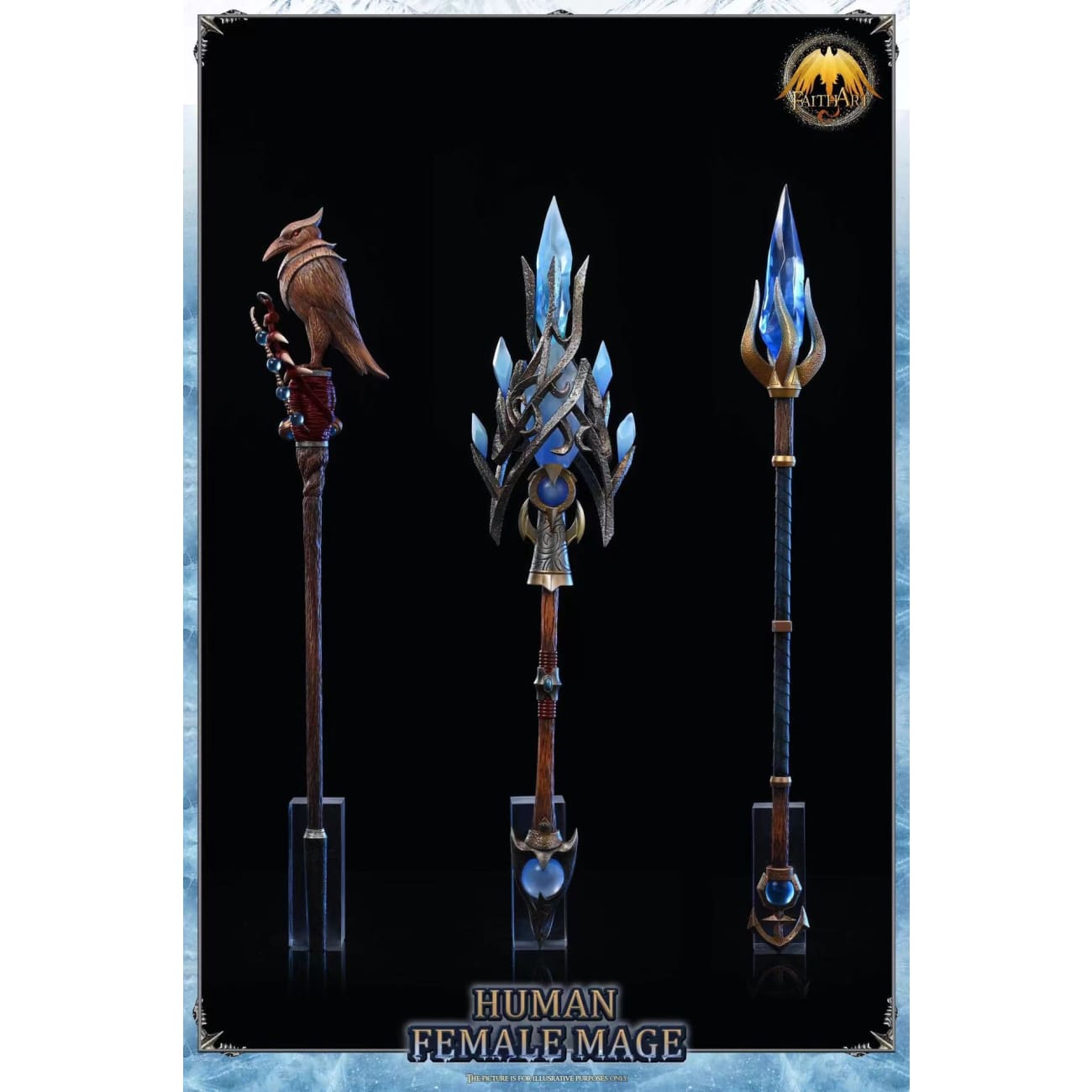 Faith Art - Human Female Mage Frostfire Outfit [1/4 Scale]