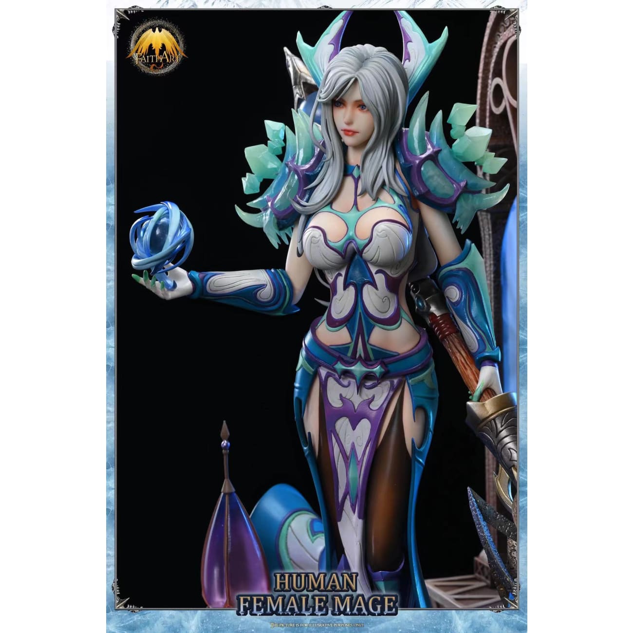 Faith Art - Human Female Mage Frostfire Outfit [1/4 Scale]