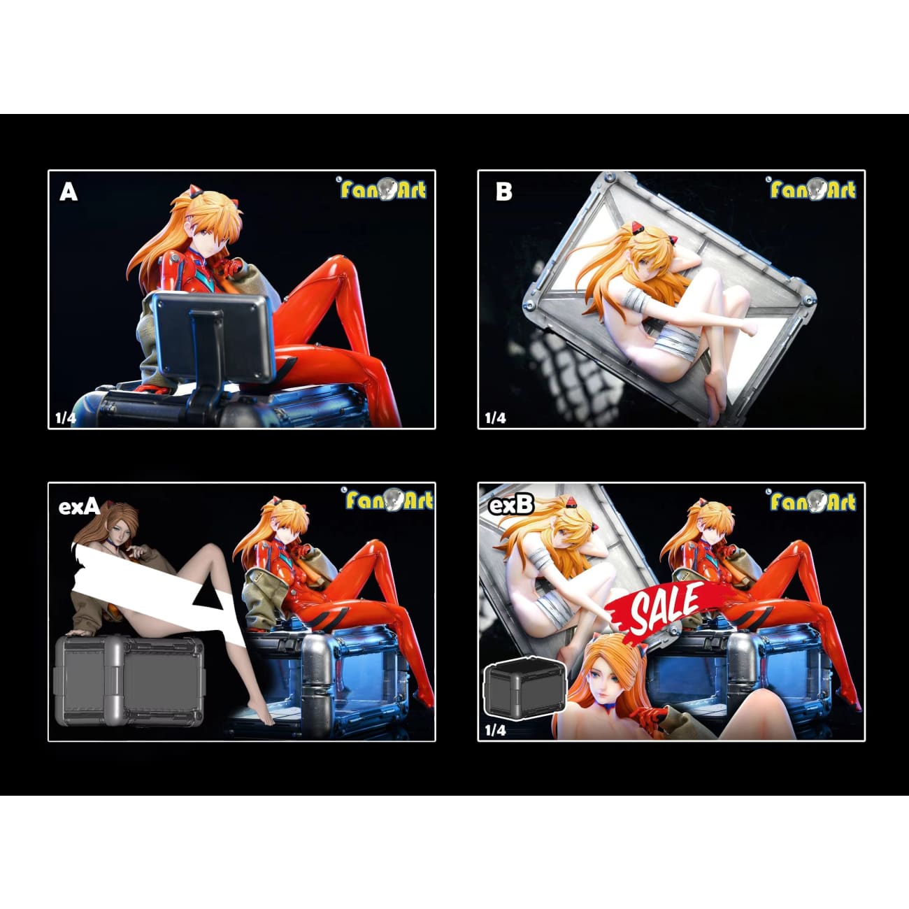 Fanart Studio - Asuka Langley Soryu [4 Variants]