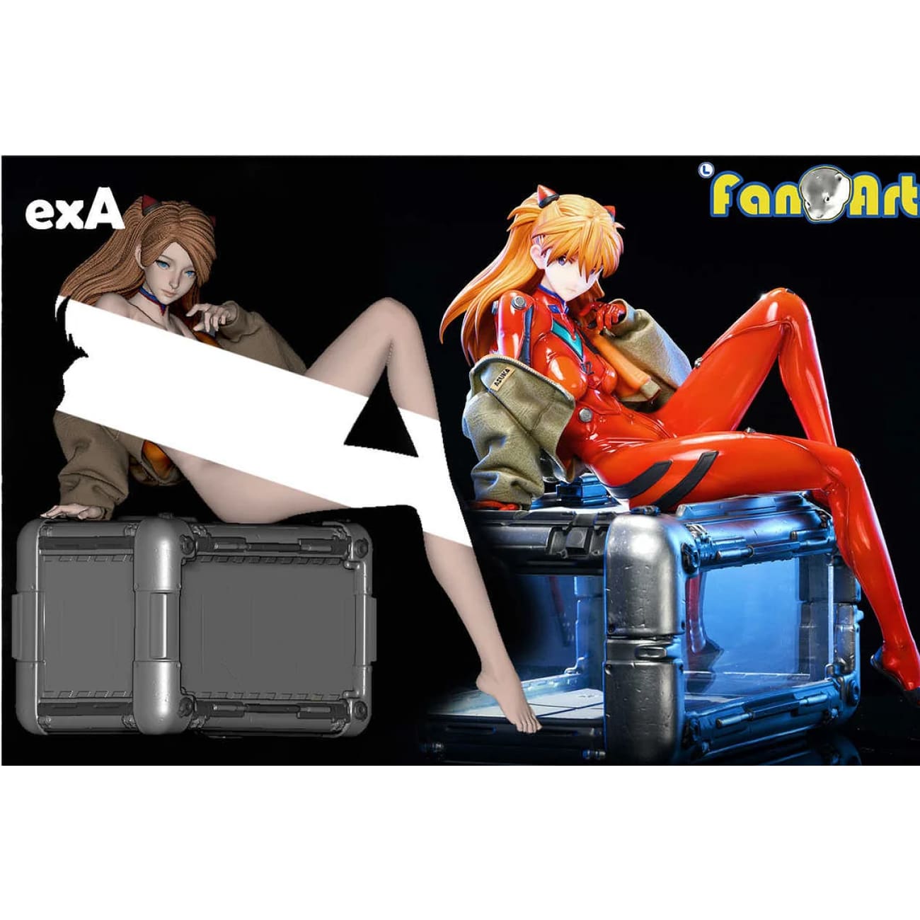Fanart Studio - Asuka Langley Soryu [4 Variants]