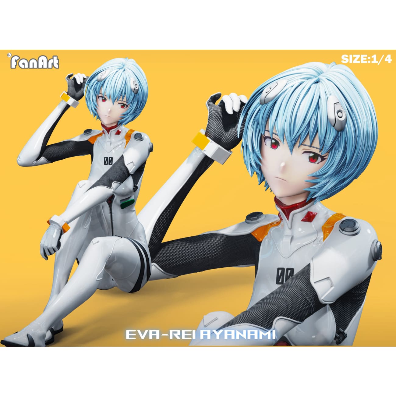 Fanart Studio - Rei Ayanami [2 Variants]