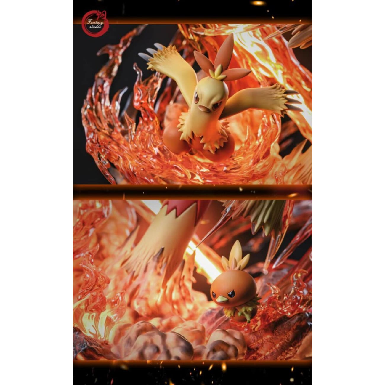 Fantasy Studio - Blaziken Family Blaze Kick