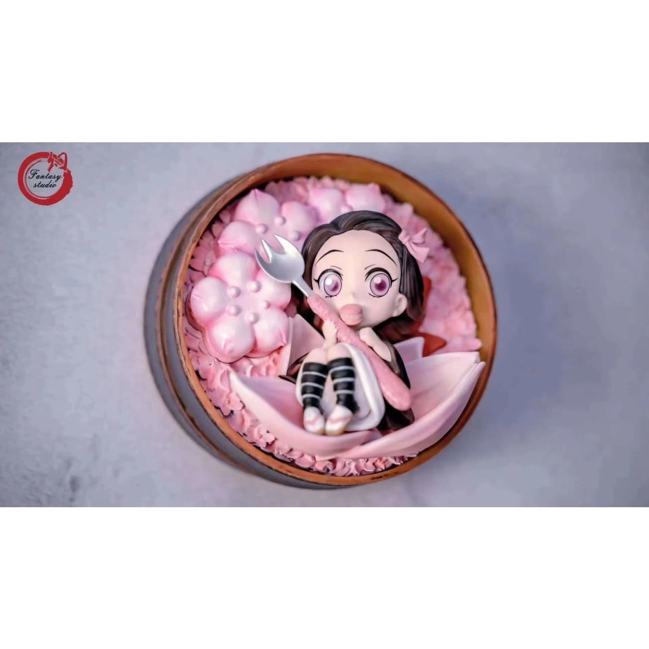 Fantasy Studio - Kamado Nezuko Eating Macaron