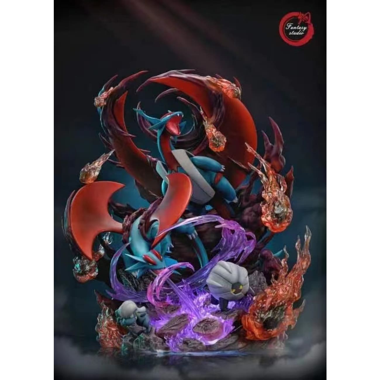 Fantasy Studio - Salamence Family 