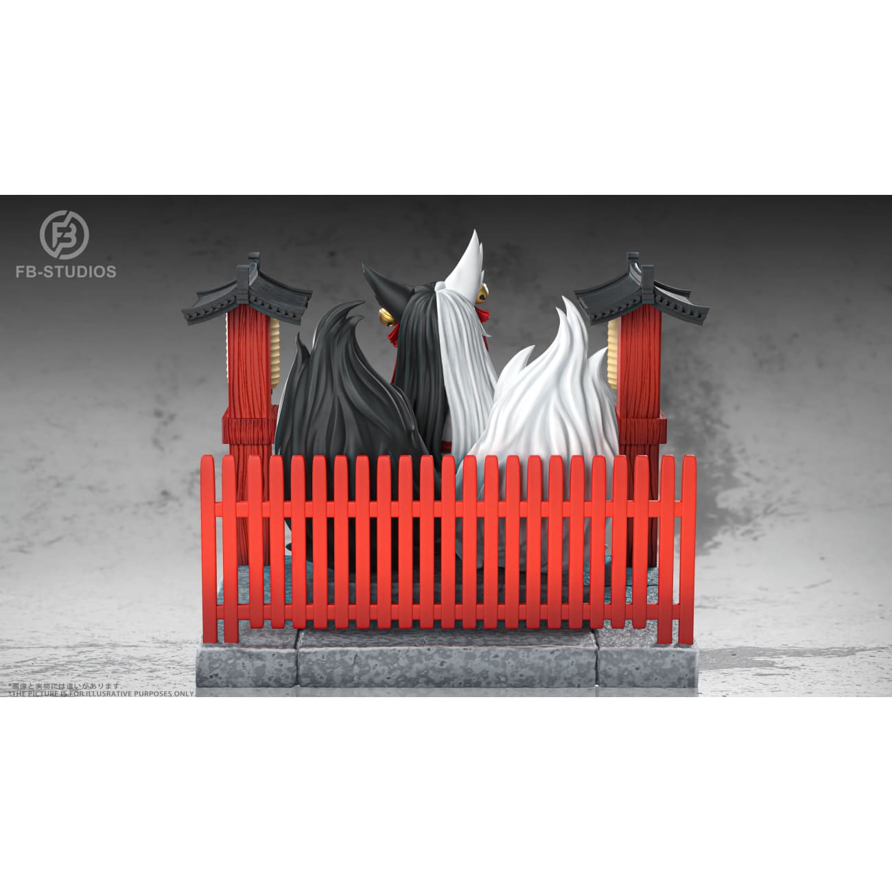 FB Studio - Black White Fox