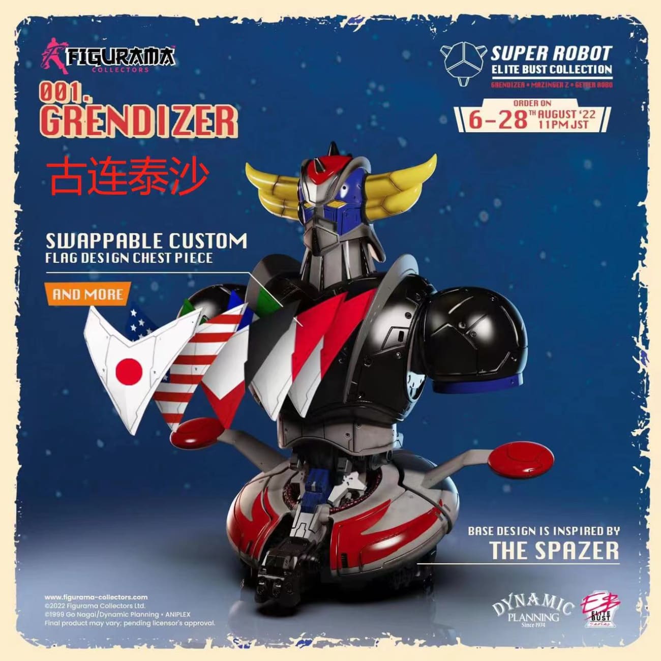 Figurama Collection - Grendizer / Mazinger Z / Getter Robo Bust