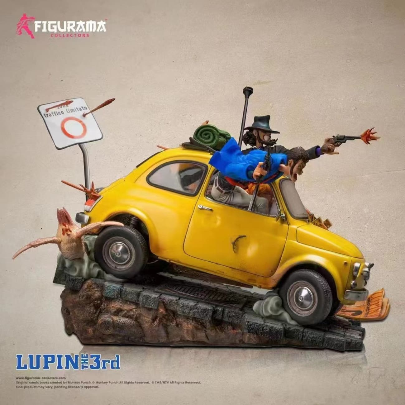 Figurama Collectors - Lupin, Daisuke Jigen & Fujiko Fujio