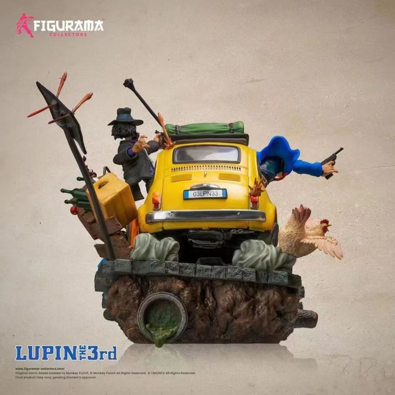 Figurama Collectors - Lupin, Daisuke Jigen & Fujiko Fujio