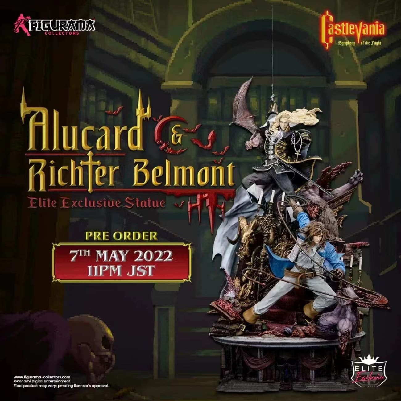 Figurama Collectors x KONAMI - Alucard & Richter Belmont