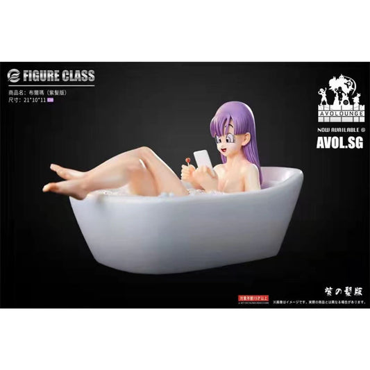 Figure Class - Bulma in Bathtub [Green / Purple]
