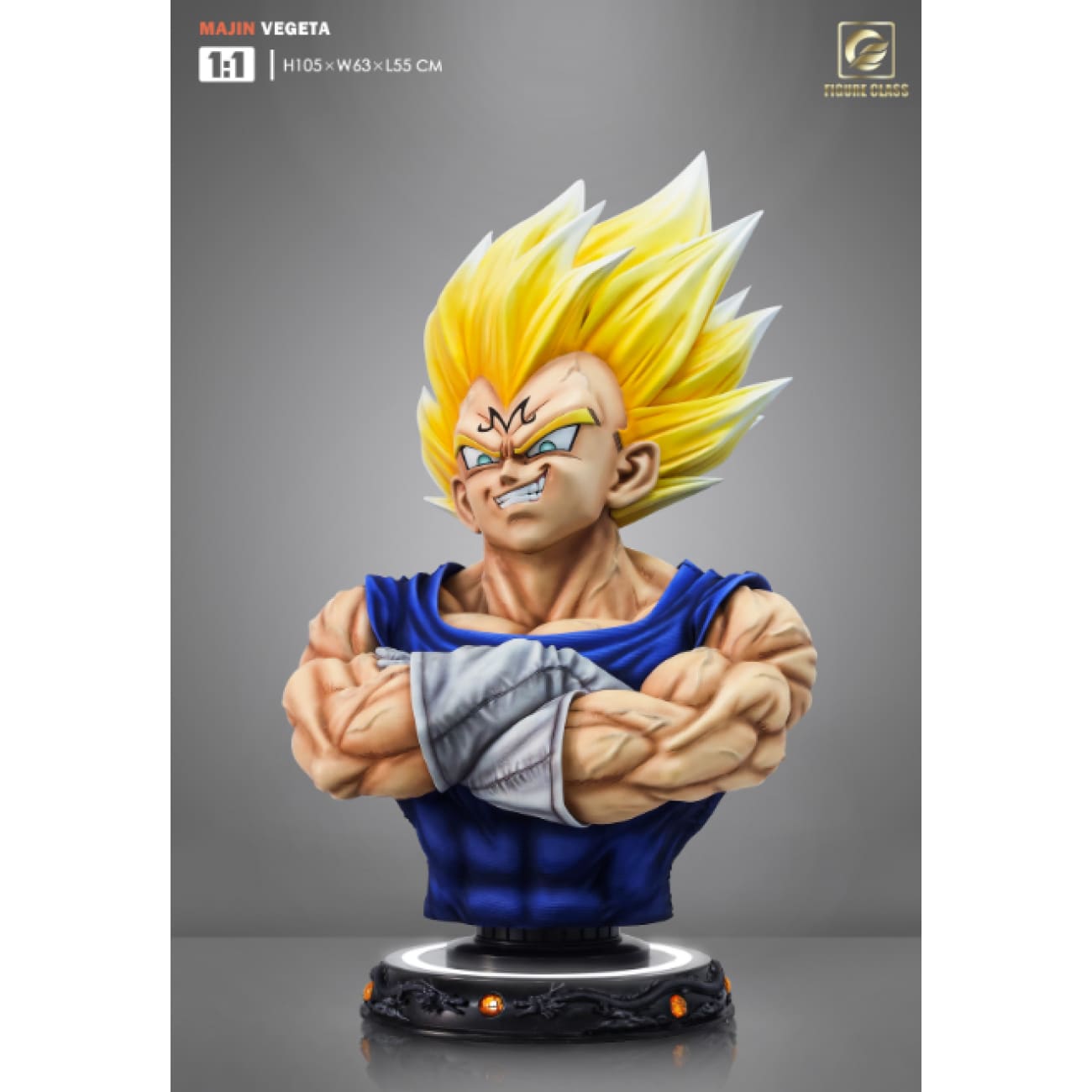 Figure Class/ FC x Oracle Studio - Majin Vegeta Bust