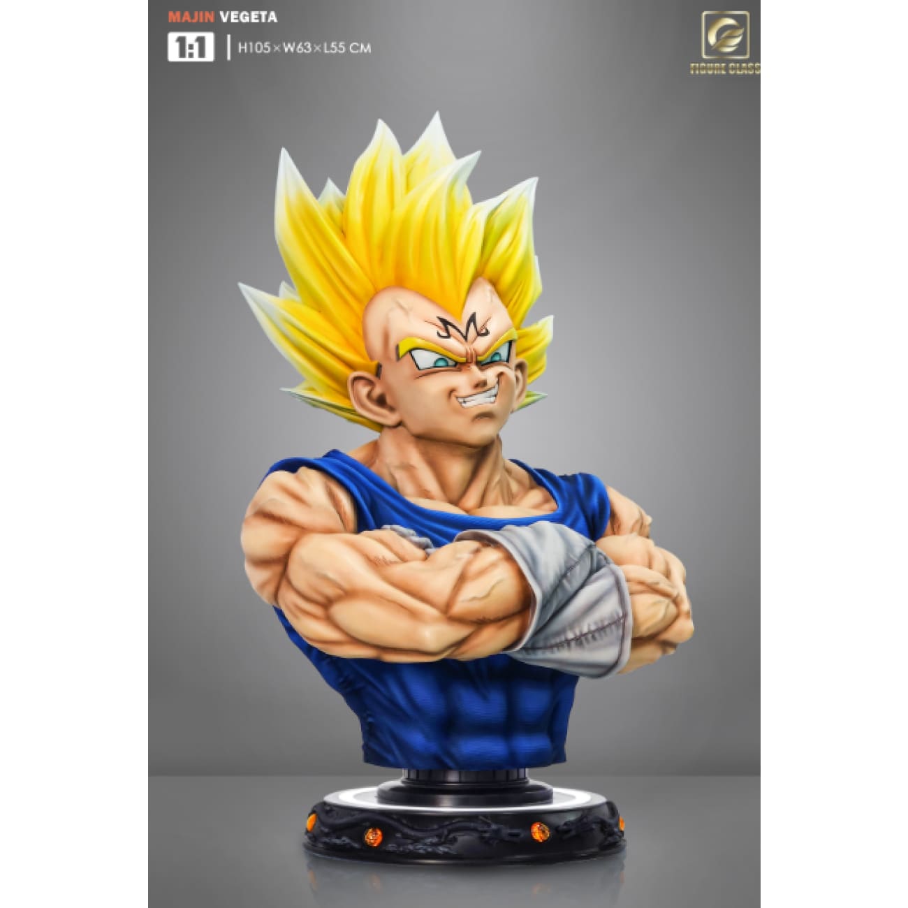 Figure Class/ FC x Oracle Studio - Majin Vegeta Bust