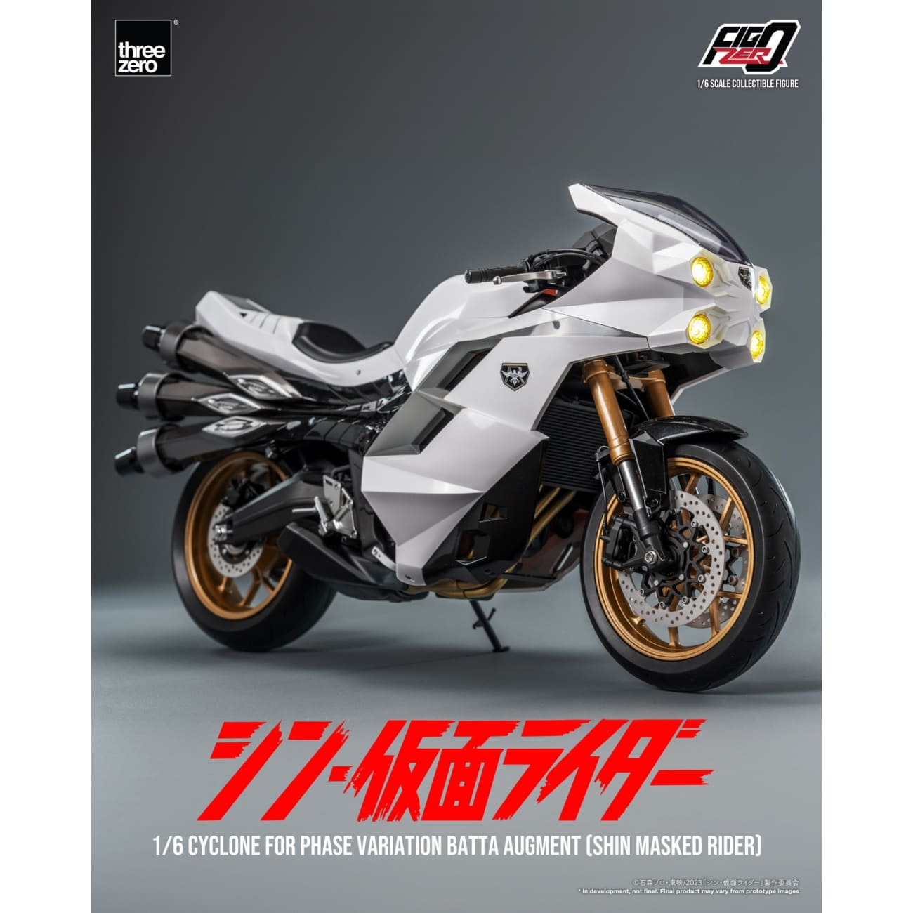 FigZero x Threezero - Transformed Cyclone for Masked Rider