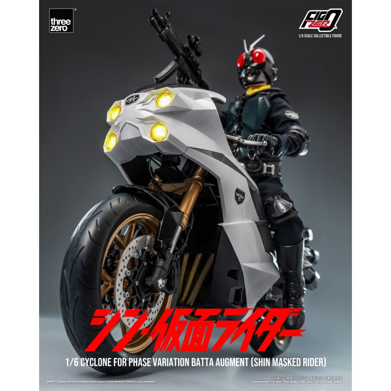 FigZero x Threezero - Transformed Cyclone for Masked Rider