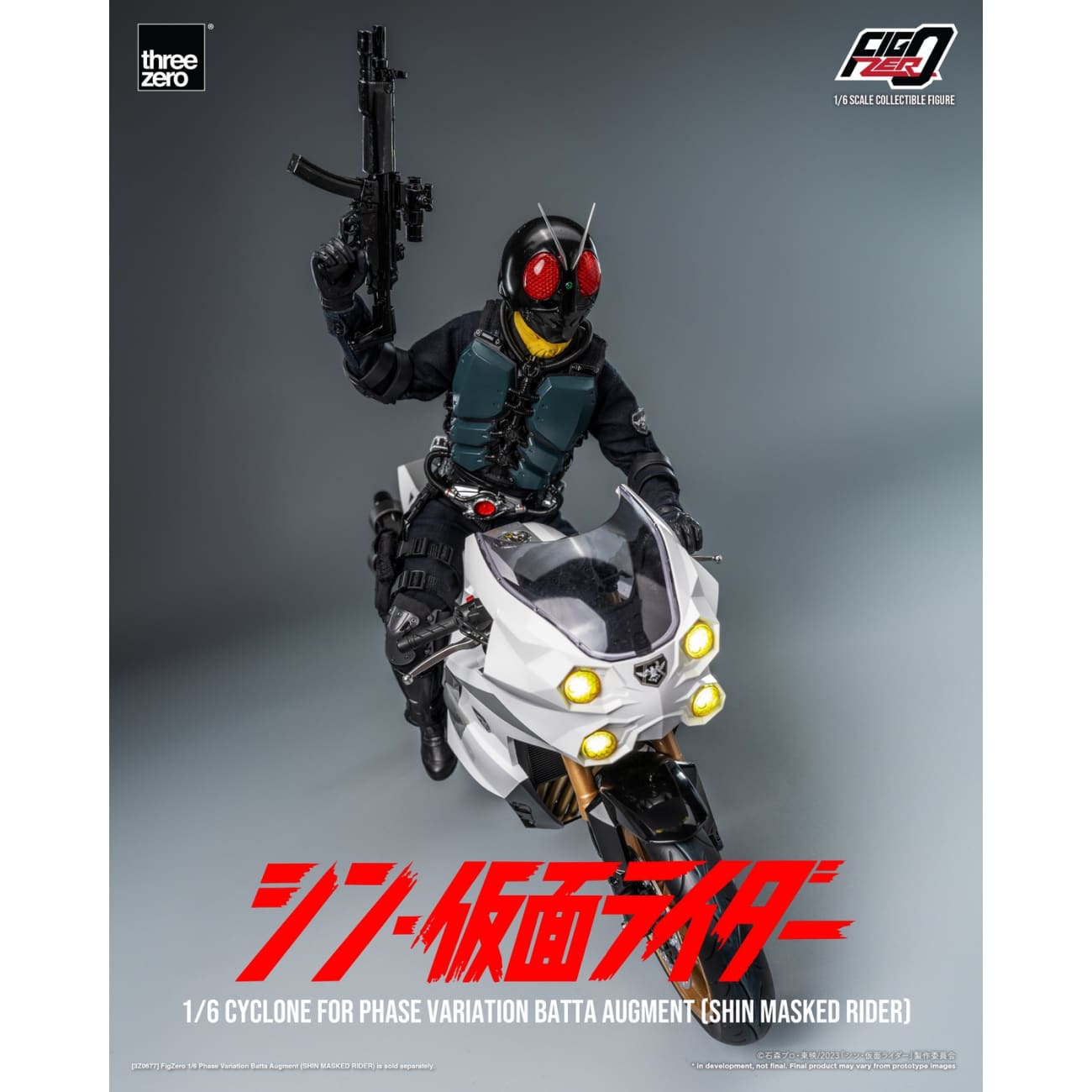 FigZero x Threezero - Transformed Cyclone for Masked Rider