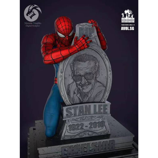 FishBone Studio - Spiderman & Stan Lee by Stivens Trujillo [1/4 scale]