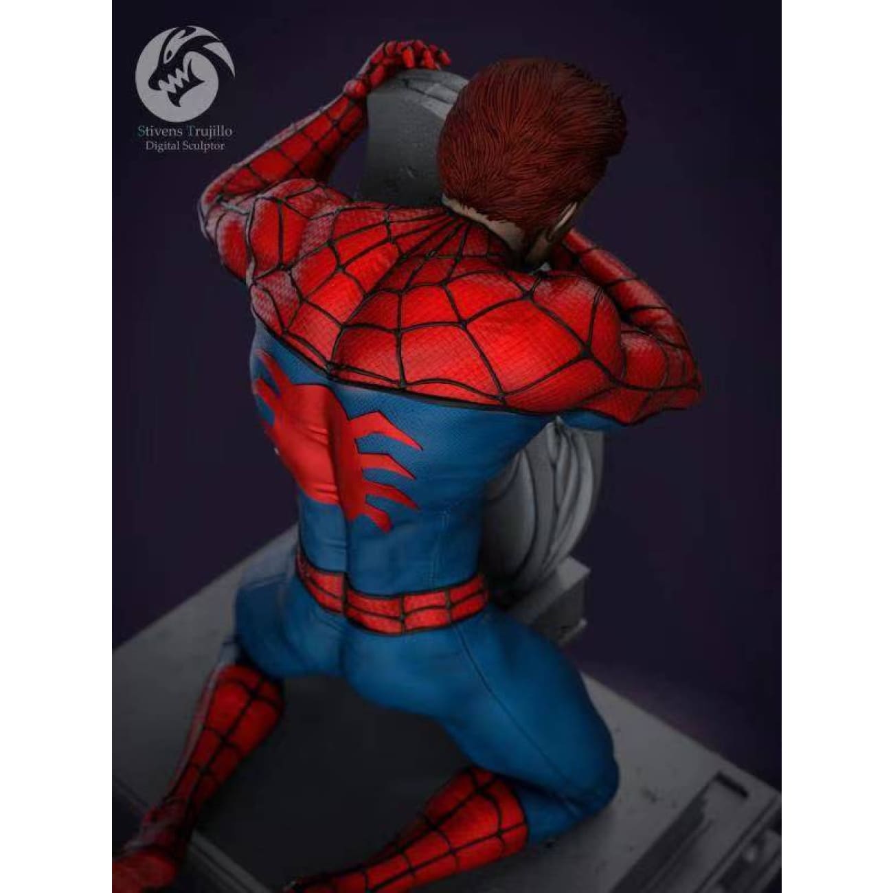 FishBone Studio - Spiderman & Stan Lee by Stivens Trujillo [1/4 scale]