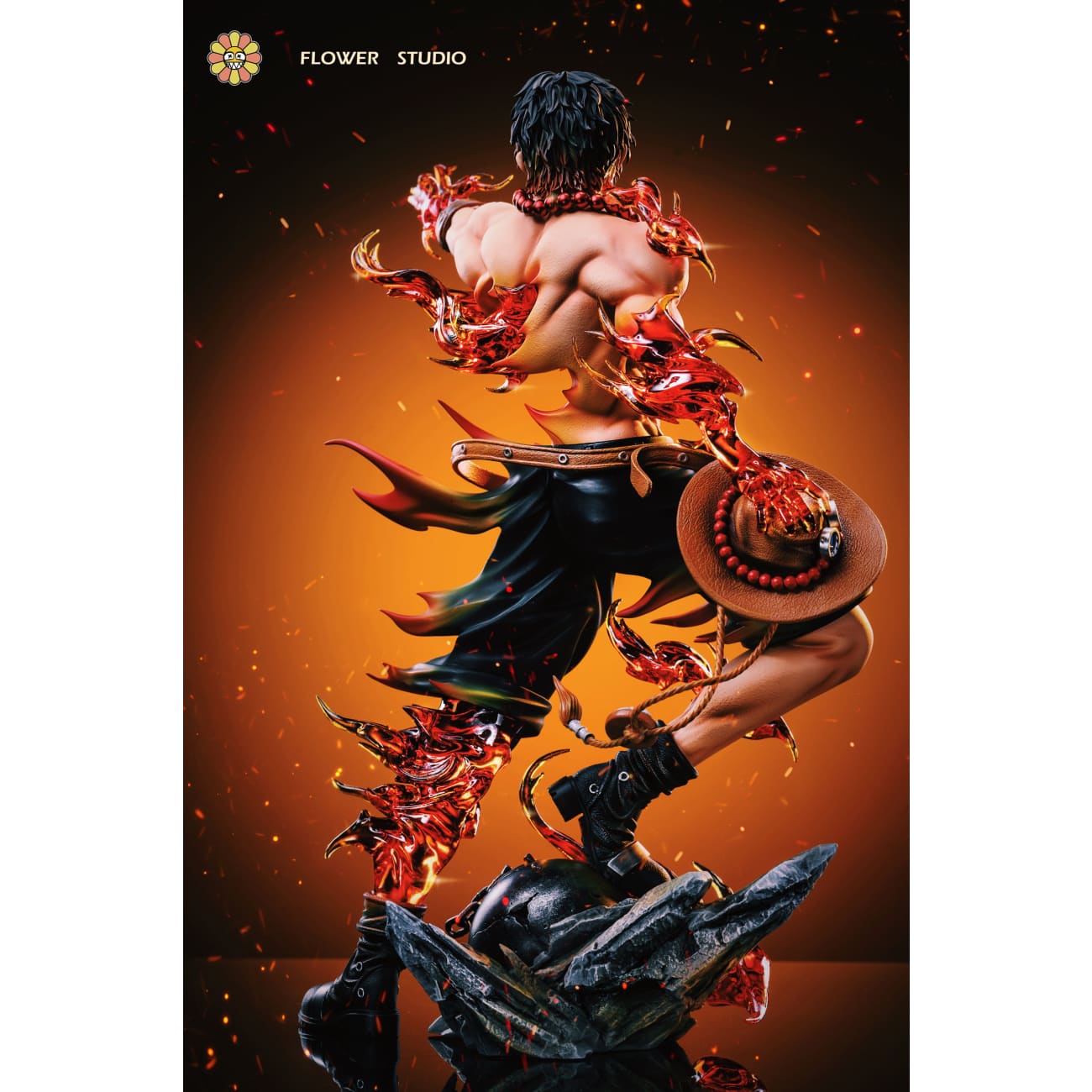 Flower Studio - Flaming Portgas D. Ace