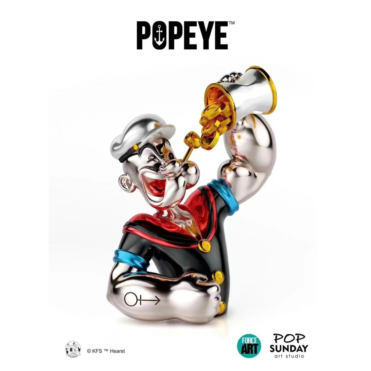 Force of Art X POP Sunday - Fortune Popeye Bust [2 Variants][Licensed]