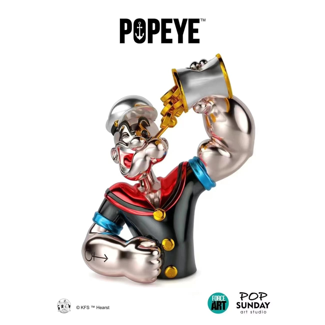Force of Art X POP Sunday - Fortune Popeye Bust [2 Variants][Licensed]