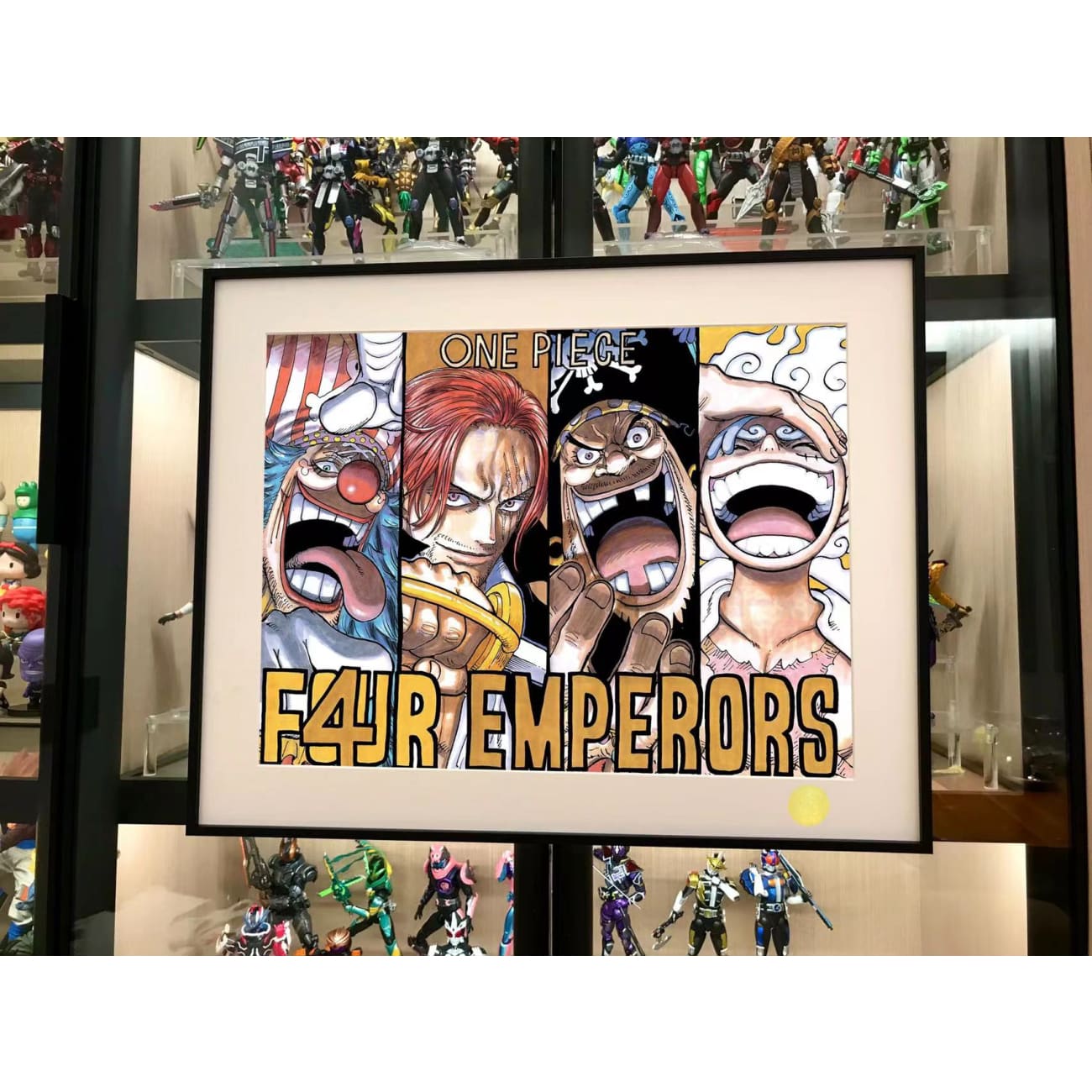 Four Emperors - Nika Luffy Gear 5, Shanks, Buggy & Marshall D. Teach