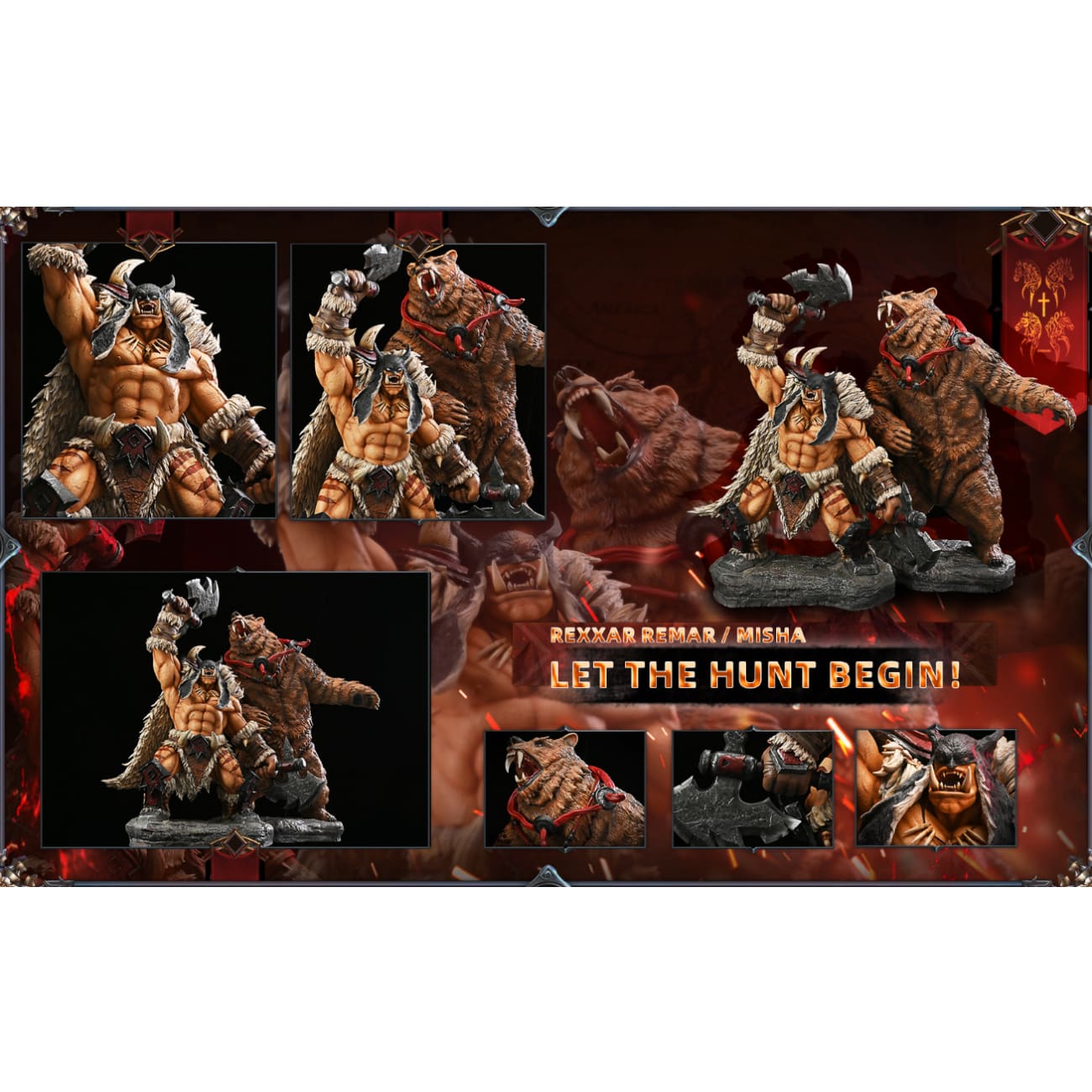 Four Horsemen Studio - Rexxar Remar / Misha [4 Variants]