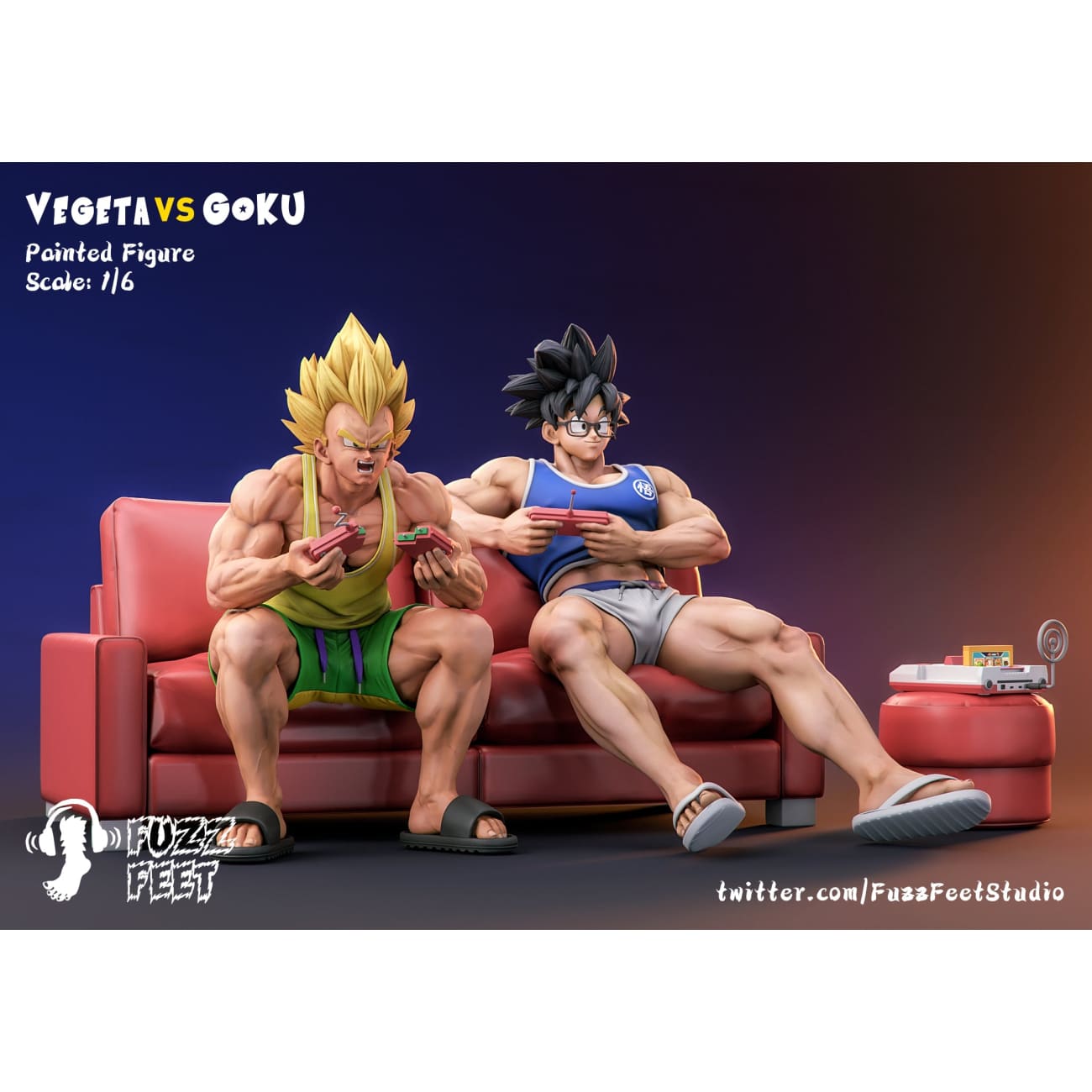 Fuzz Feet Studio - Vegeta VS Son Guko