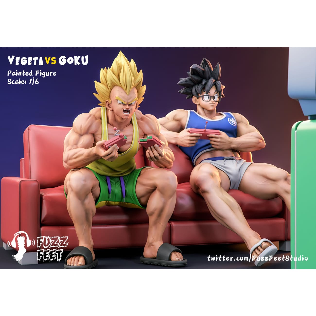 Fuzz Feet Studio - Vegeta VS Son Guko