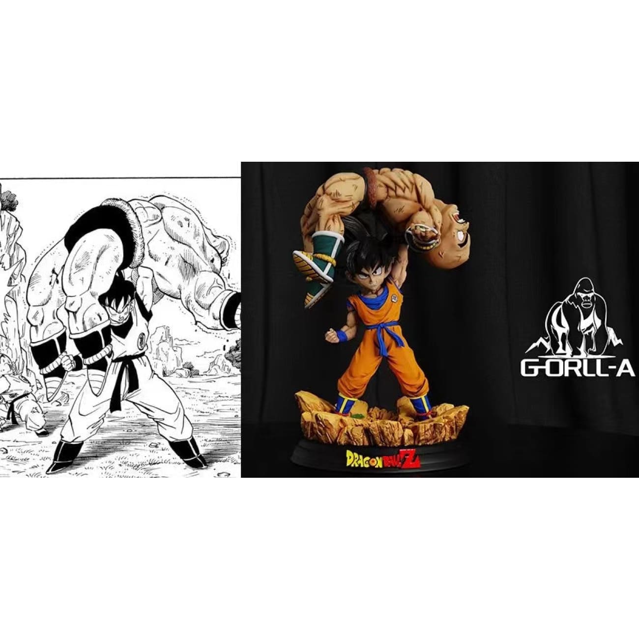 GOLLA Studio - Son Goku and Nappa/ Piccolo