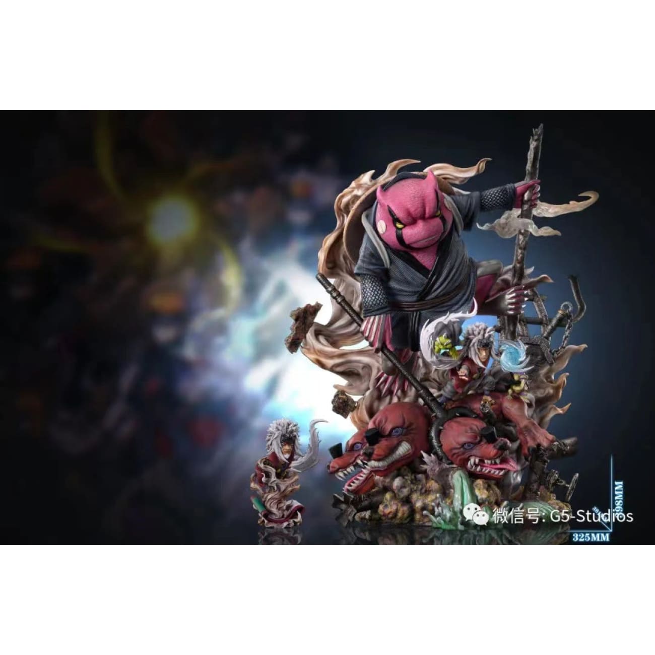 G5 Studio - Jiraiya & Gamaken vs Giant Multi-Headed Dog