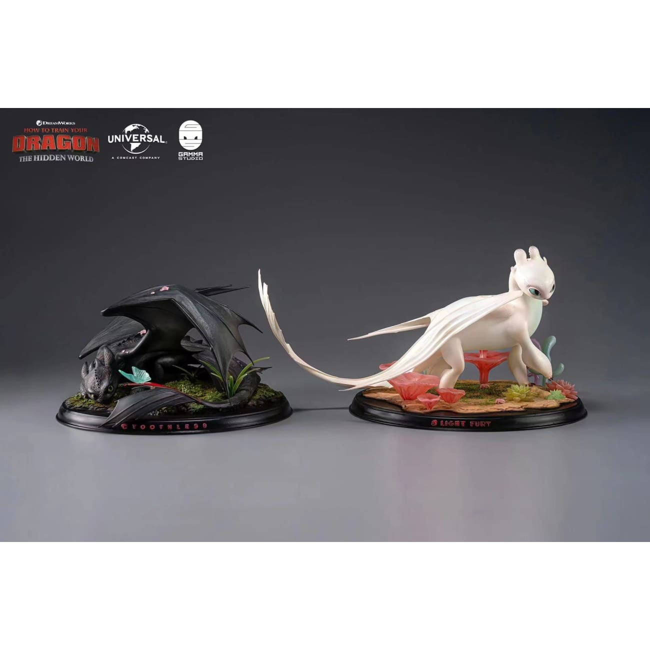 Gamma Studio - Toothless & Light Fury [3 Variants]