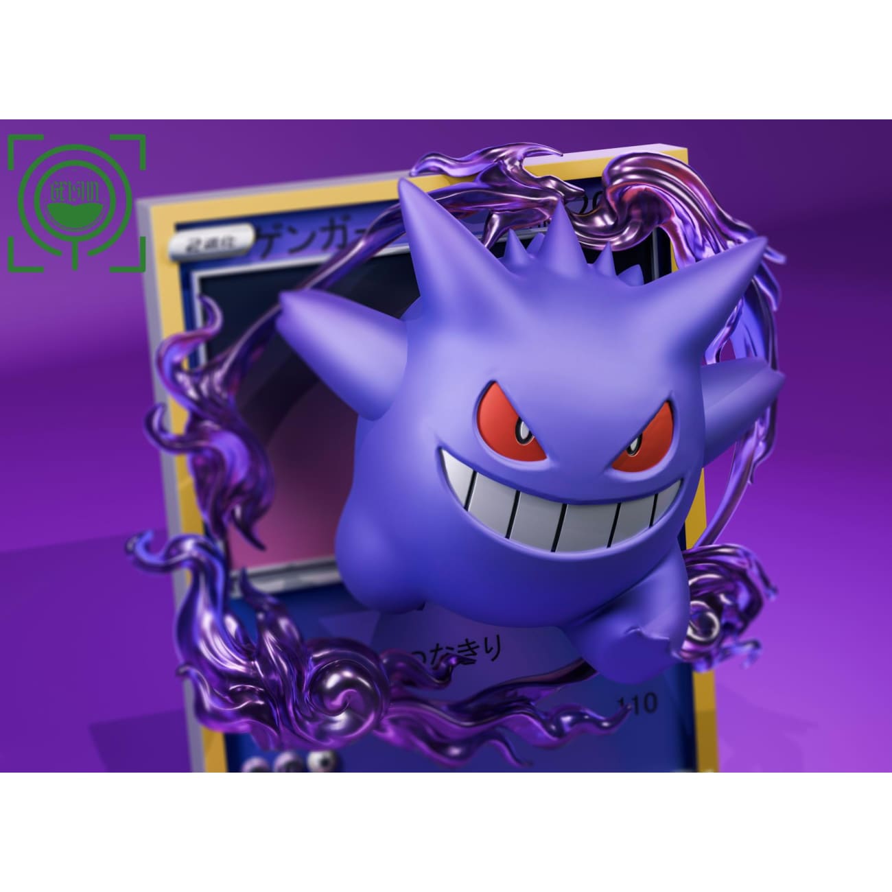 GEISHA Studio - Gengar Coming Out From Pokemon Card