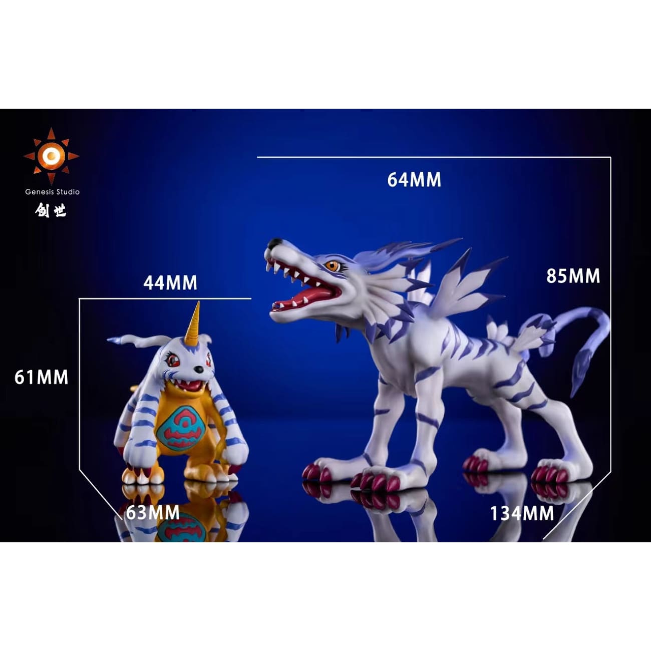 Genesis Studio - Gabumon & Garurumon