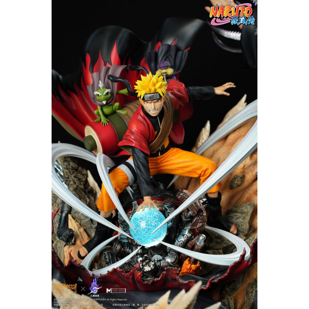 Genting Pickstar Studio x Pierrot China - Sage Naruto Rasengans Shurado Pain [Licensed]