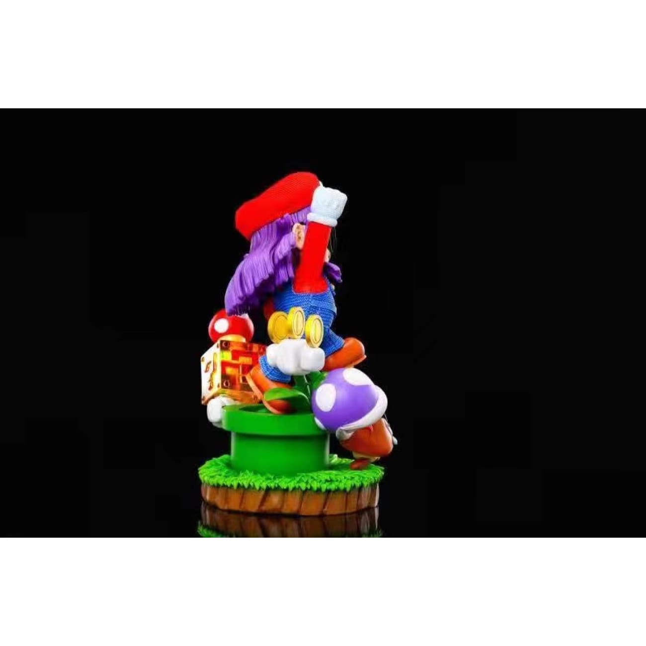 Glasses  - Arale as super Mario 