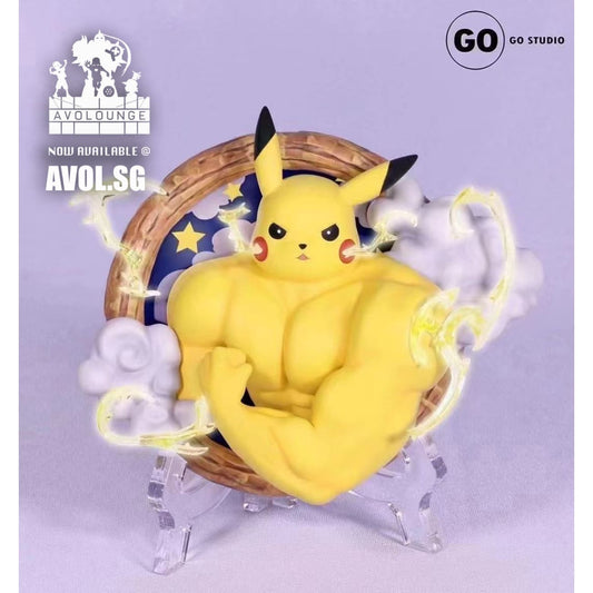 Go Studio - Pokemon Muscle Pokemon Frame Series  [Squirtle, Bulbasaur, Charmander, Pikachu]