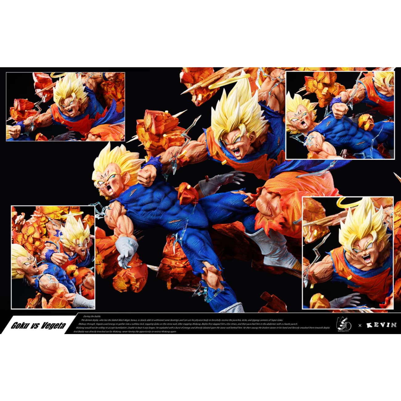 Grand Design Studio - Goku vs Vegeta [2 Variants]