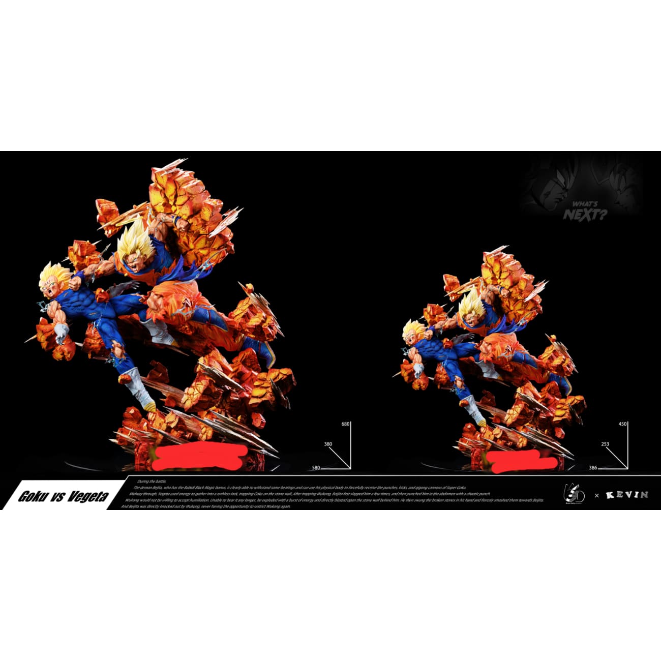 Grand Design Studio - Goku vs Vegeta [2 Variants]
