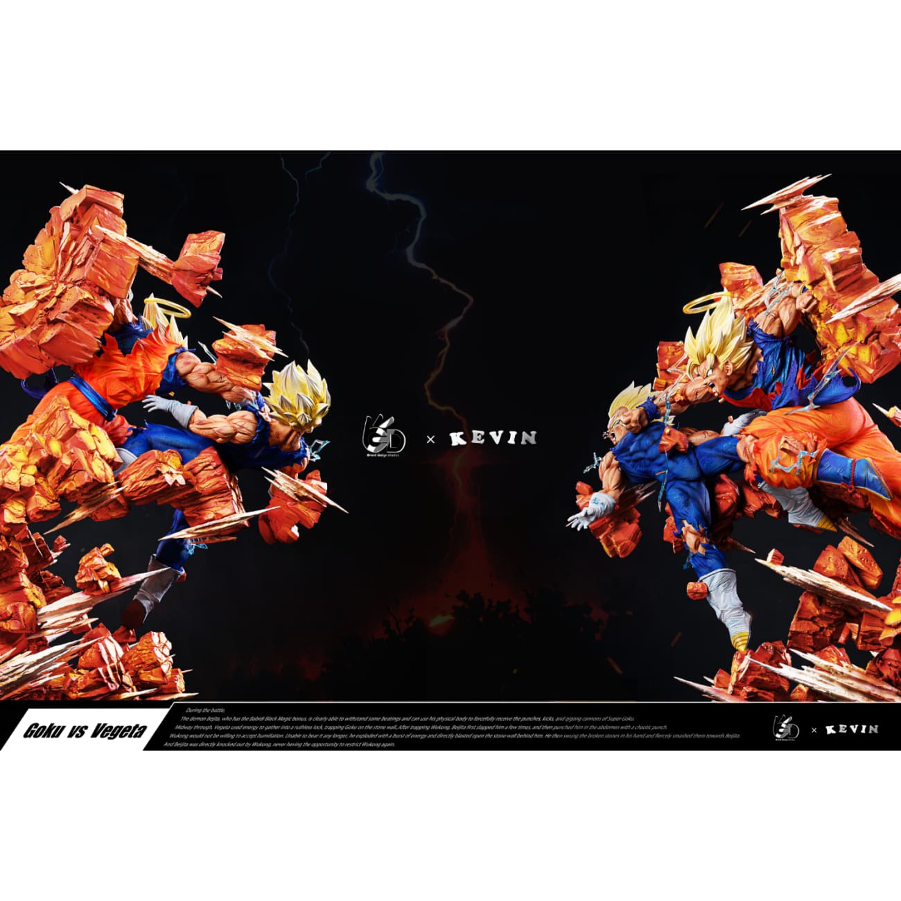 Grand Design Studio - Goku vs Vegeta [2 Variants]